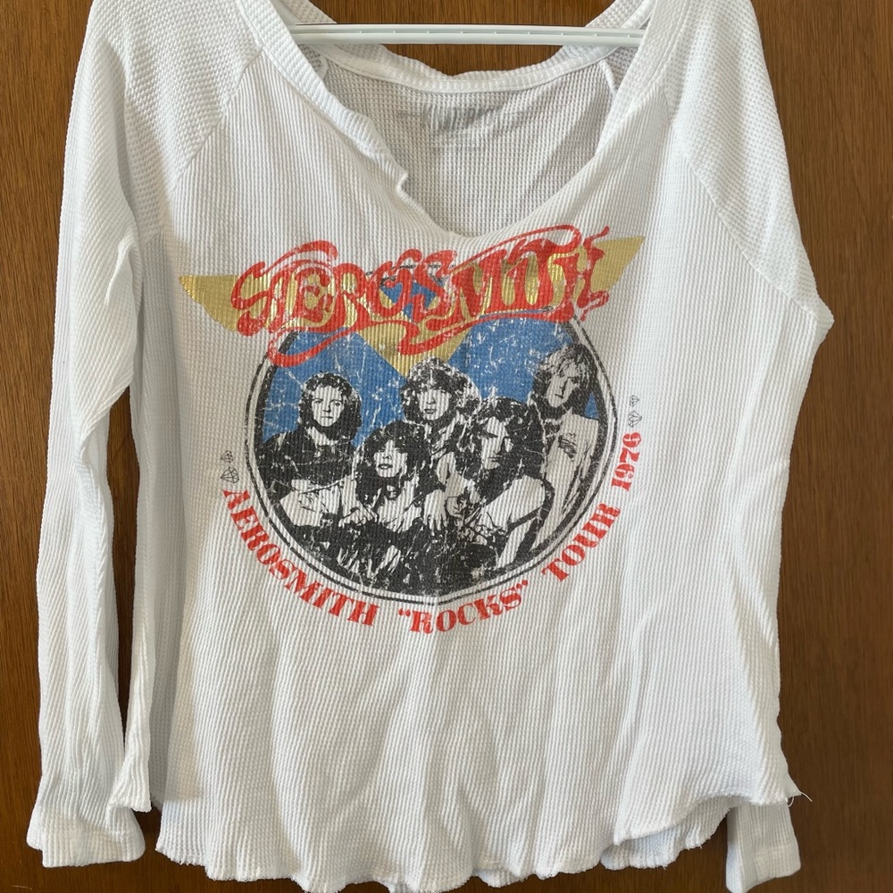 Aerosmith long sleeve thermal shirt